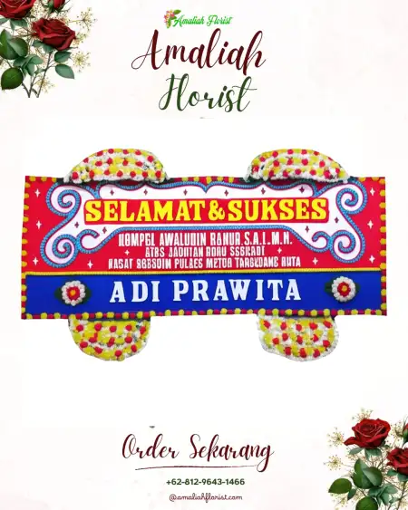 Papan Bunga Ucapan Selamat Girijaya